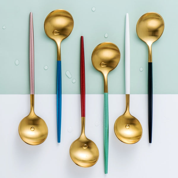 Set of 4 Colorful Spoons