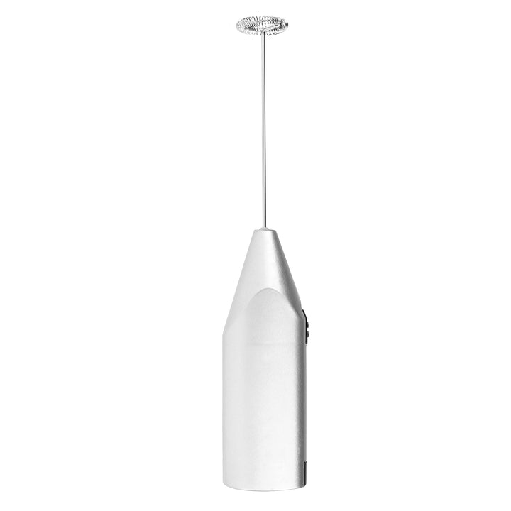 Silver Handheld Milk Frother