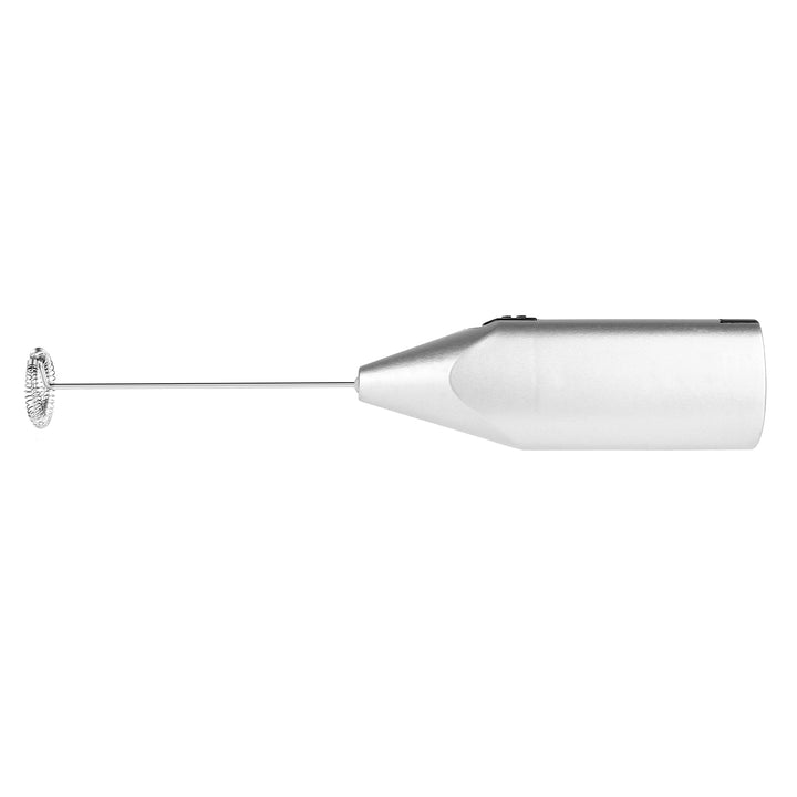 Silver Handheld Milk Frother